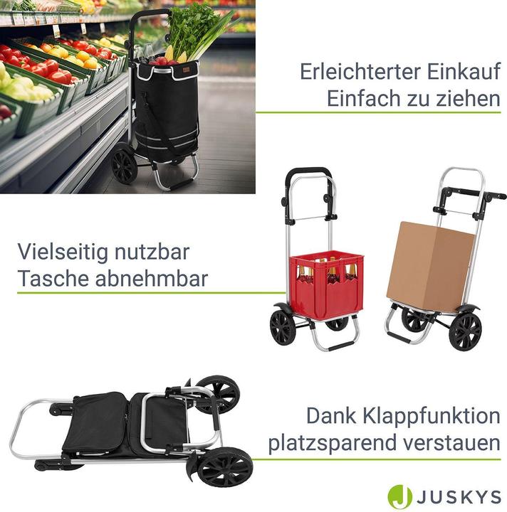 Produktbild Juskys 3in1 Einkaufstrolley