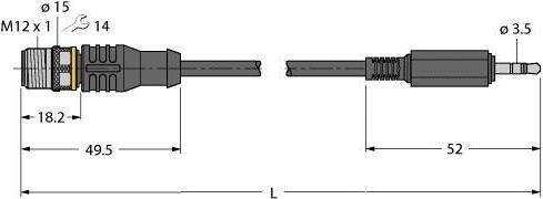 Actual product image Turck Cable set (3 m)