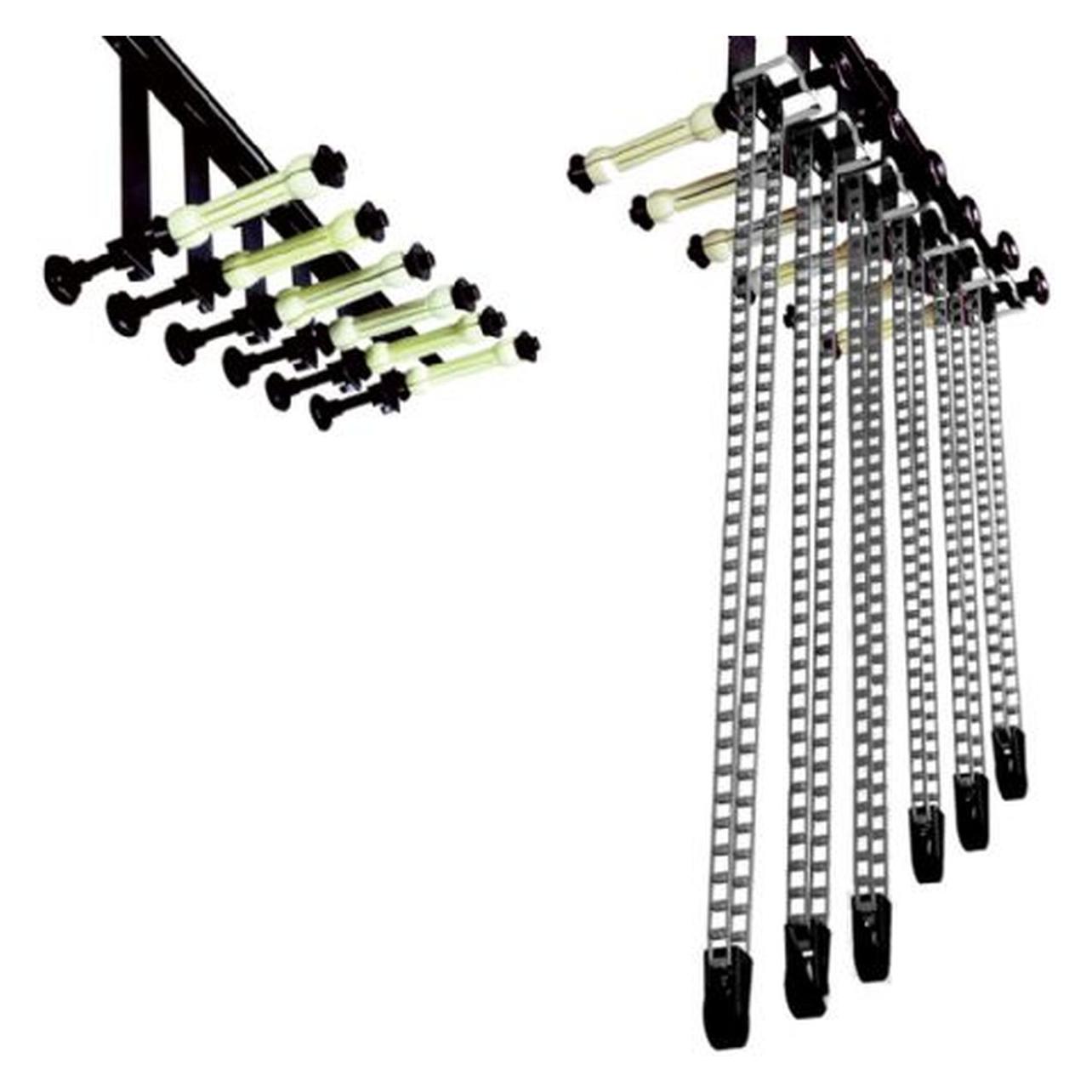 Studioking Hintergrund Support Mbg-2006 Für 6 Rollen (59.80 cm), Hintergrundsystem, Schwarz