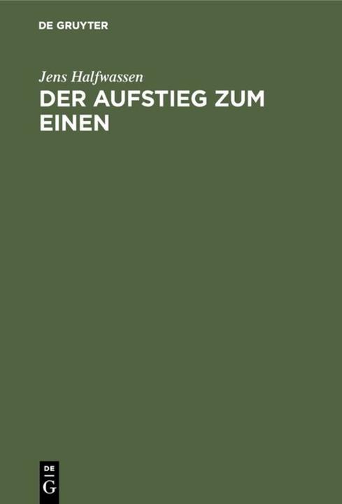 Produktbild Der Aufstieg zum Einen (Deutsch, 2006)