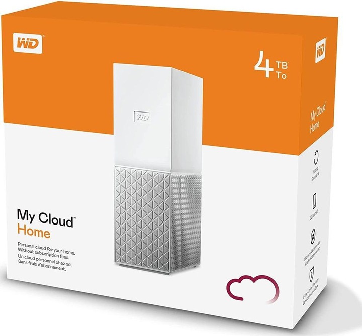 Image du produit WD My Cloud Home (1 x 4 To, WD Red)