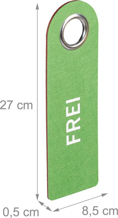 Produktbild Relaxdays 6x Türschild