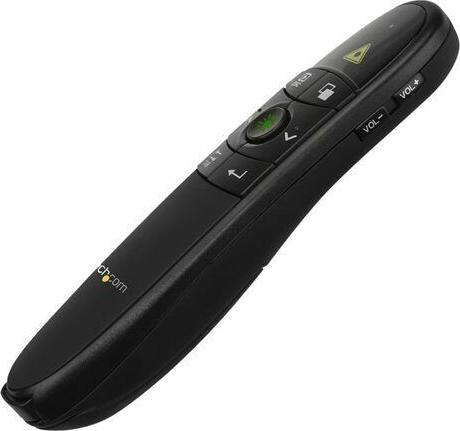 Produktbild StarTech Drahtlose Präsentationsfernbedienung mit grünem Laserpointer - 27m - USB Presentation C