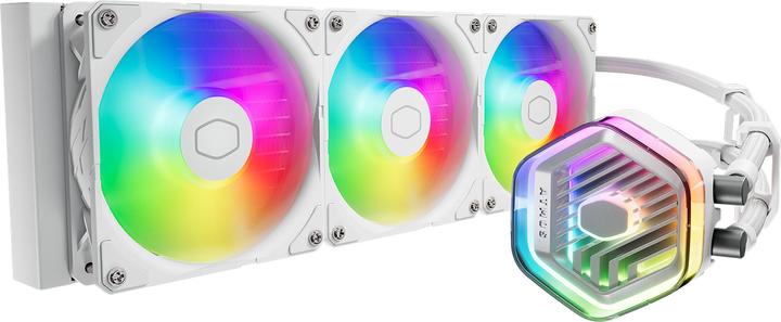 Actual product image Cooler Master Kit Watercooling AIO MasterLiquid Atmos RGB - 360mm (Blanc)