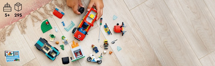Produktbild LEGO Löscheinsatz und Verfolgungsjagd (60319, LEGO City)