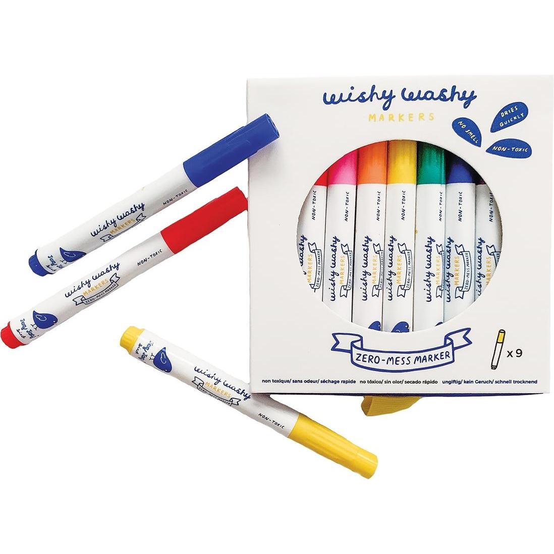 Thumbnail - Jaq Jaq Bird, Malstifte, Wishy Washy (Multicolor, 9 x)