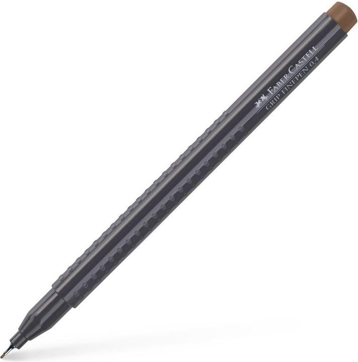 Actual product image Faber-Castell Finepen Grip (Burnt umber, 10 x)
