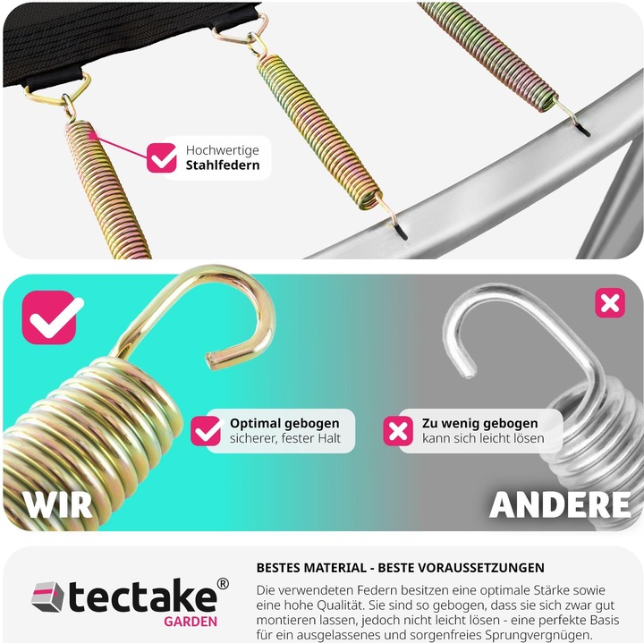 Image du produit tectake Trampoline de jardin (457 cm)