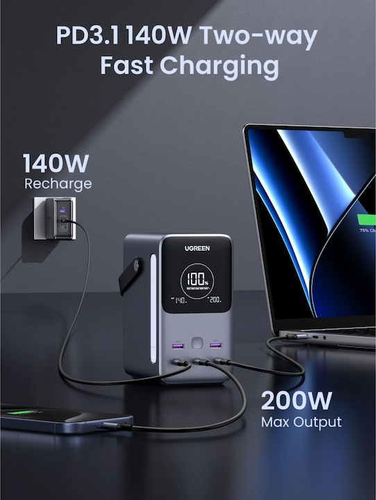 Immagine prodotto Ugreen Nexode (48000 mAh, 300 W, 153 Wh)