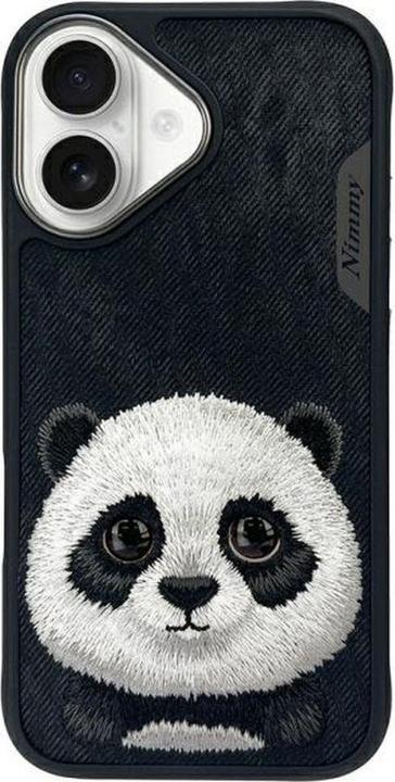 Actual product image Mocco Nimmy case iPhone 16 6.1" black Big Eyed Pet 2.0 Panda (Apple iPhone 16)