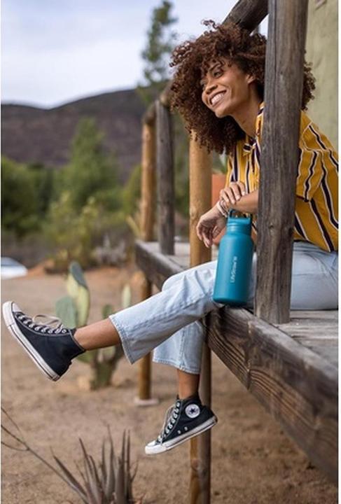 Actual product image LifeStraw Go Steel 1-litre (laguna teal) (1 l)