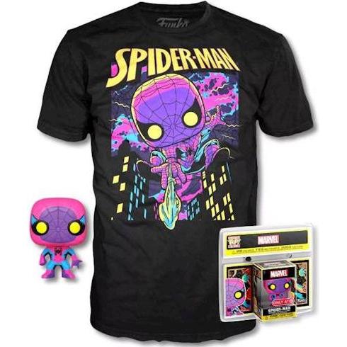 Funko Pocket Pop & Tee : Spider-Man BL (S bambini) PTF