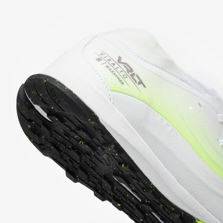 Immagine prodotto Kipsta Damen/Herren Fussball Multinockenschuhe Premium Leder Turf - Viralto IV weiss (45)