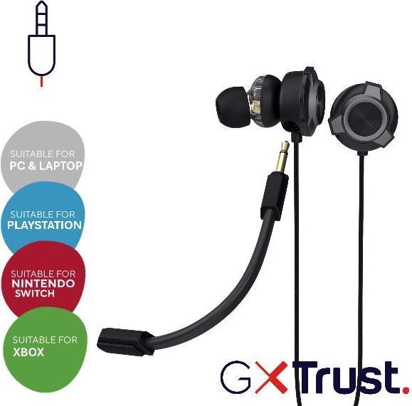 Actual product image Trust GXT 406 PINE Multiplatform In-Ears (Cable)