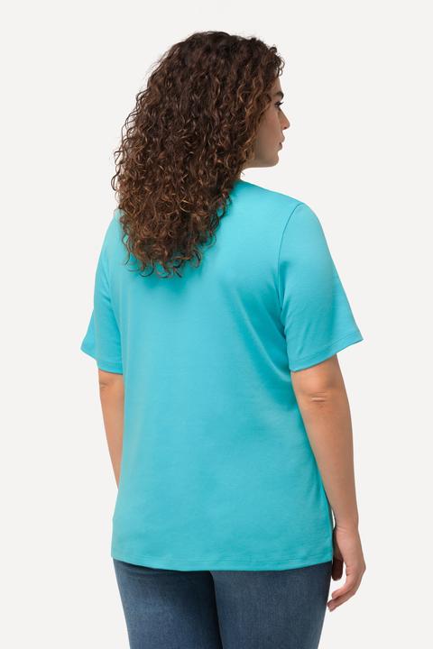 Produktbild Ulla Popken Shirt, doppellagige Vorderseite, Slim, Rundhals, Halbarm (56)