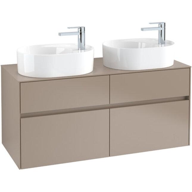Villeroy & Boch, Waschbeckenunterschrank, Collaro Waschbeckenunterschrank 1200x548x500 mm, 4 Auszüge, für 2 Waschbecken,...