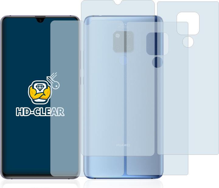 Produktbild BROTECT Schutzfolie Displayschutz Displayschutzfolie Folie Klar Transparent (2 Stück, Huawei Mate 20 X)