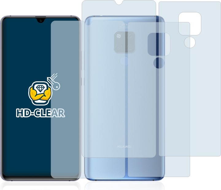 Actual product image BROTECT Screen Protector Clear (2 Piece, Mate 20 X)