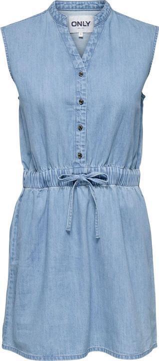 Produktbild Only Normal geschnitten V-Ausschnitt Midikleid Jeanskleid (M)