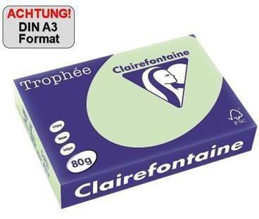 Produktbild Clairalfa Multifunktionspapier Troph‚e, A3, 160 g/qm, grn (A3, 250 Blätter, 160 g/m²)