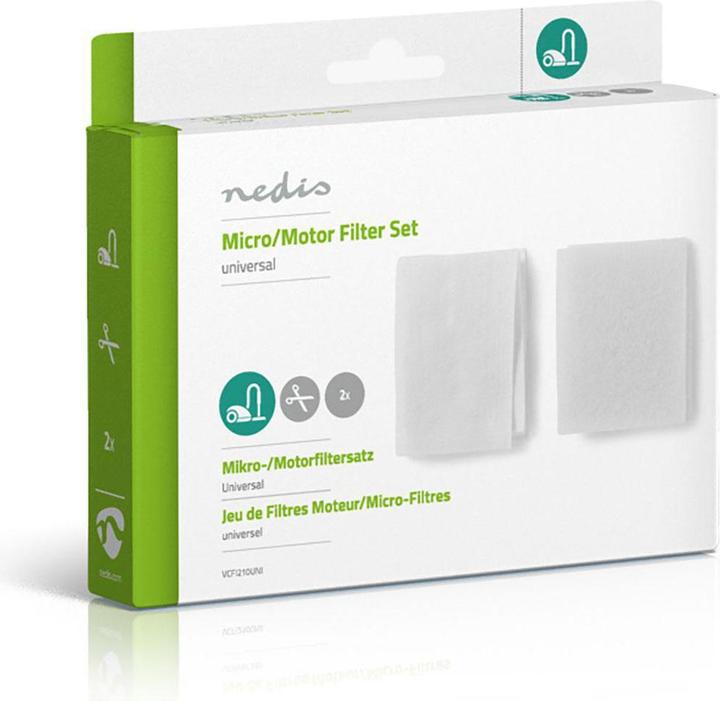 Produktbild Nedis Motorfilterset / Micr Filter für Staubsauger U
