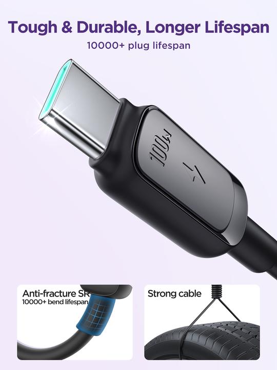 Produktbild Joyroom USB Typ C – USB Typ C (1.20 m, USB 3.0, 60 W)