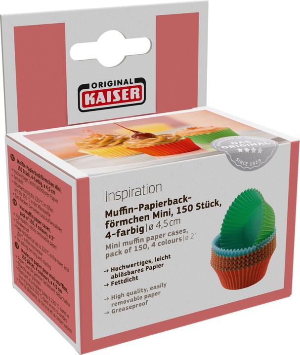 Actual product image Kaiser Creativ mini muffin paper baking cups (4.50 cm)