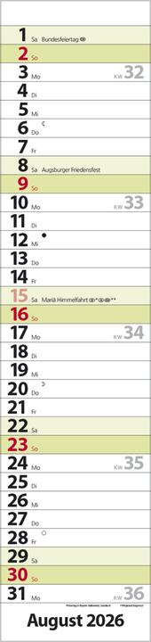 Immagine prodotto StreifenplanerCompactGrün2026