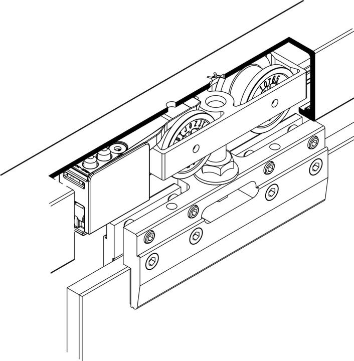 Image du produit HAWA Ferrement p.porte coulissante HAWA-junio