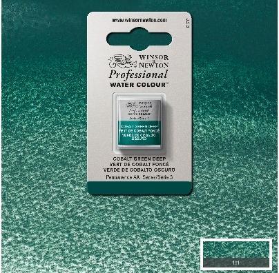 Image du produit Winsor & Newton Watercolour proff. 1/2 pan green deep 185