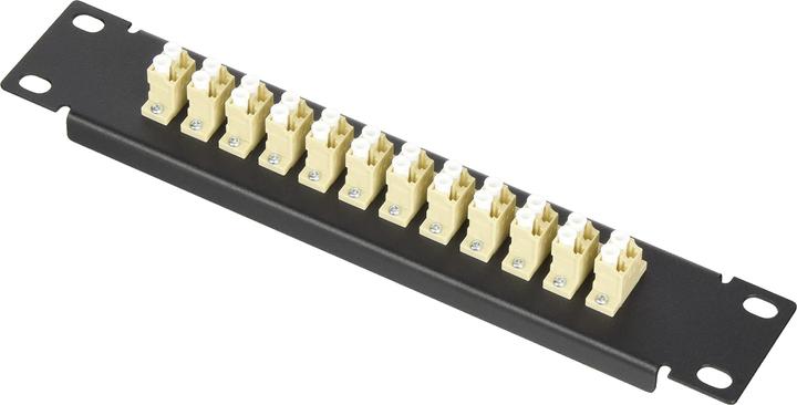 Immagine prodotto Delock 10? LWL Patchpanel 12 porte LC Duplex beige 1 U nero