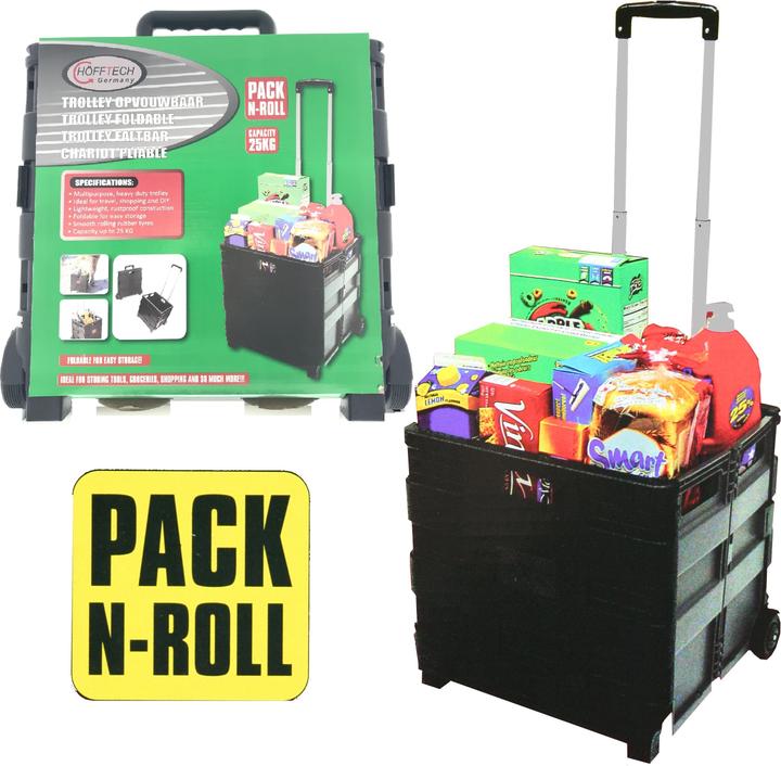 Benson Home Klappbarer EINKAUFS-TROLLEY Einkaufswagen Transportroller Einkaufstrolley bis 25kg