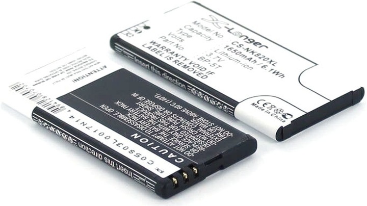 Immagine prodotto AGI 97524 - Batteria - Nokia - Nero - Ioni di litio (Li-Ion) - 1650 mAh - 3.7