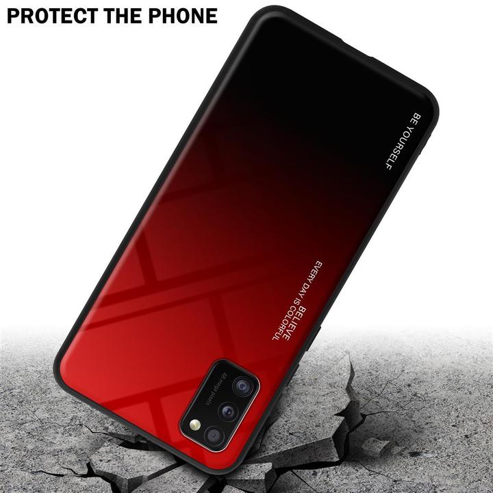 Actual product image Cadorabo TPU 2 colors glass cover (Samsung Galaxy A41)