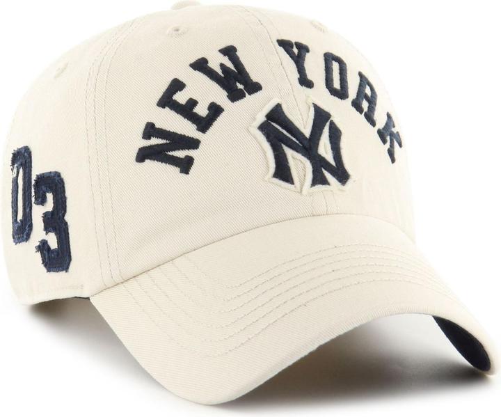 Actual product image 47 Brand Relaxed Cap Clean Up FABER New York Yankees sand