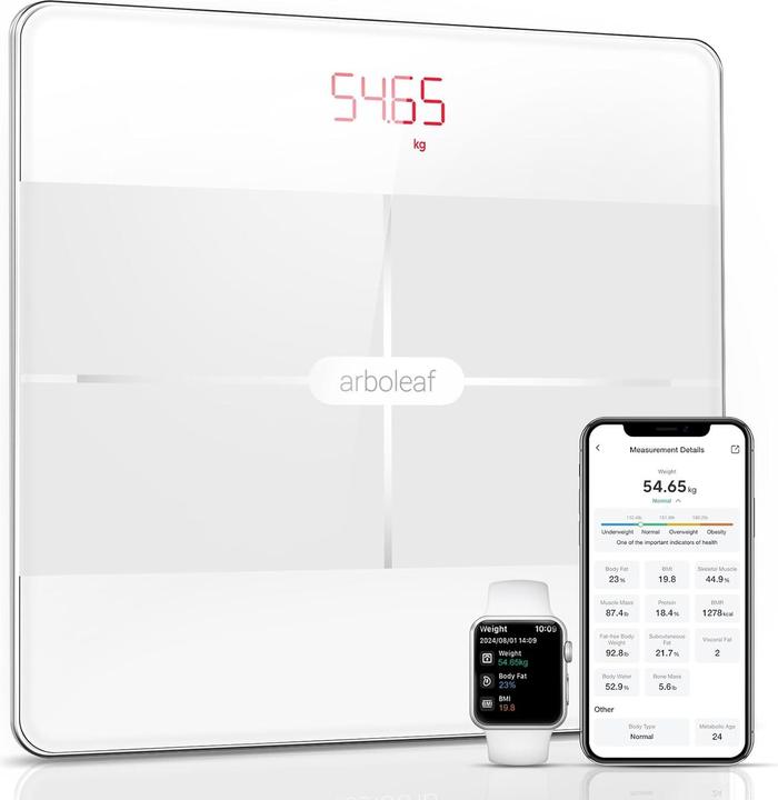 Produktbild Arboleaf Digitale Körperanalysewaage (180 kg)