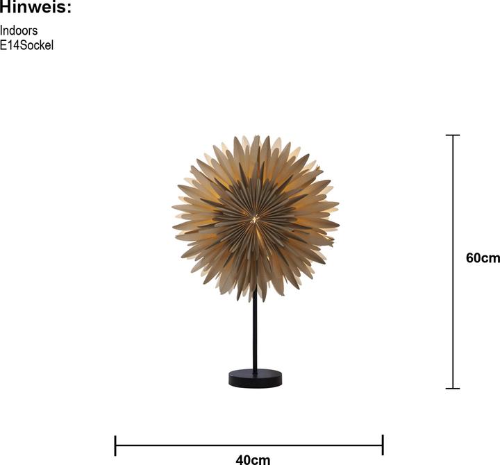 Image du produit Star Trading Étoile de table Hiver (E14)