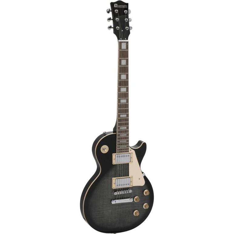 Dimavery LP-750 E-Gitarre, Translucent gray blackburst (E-Gitarre), Gitarre, Grau