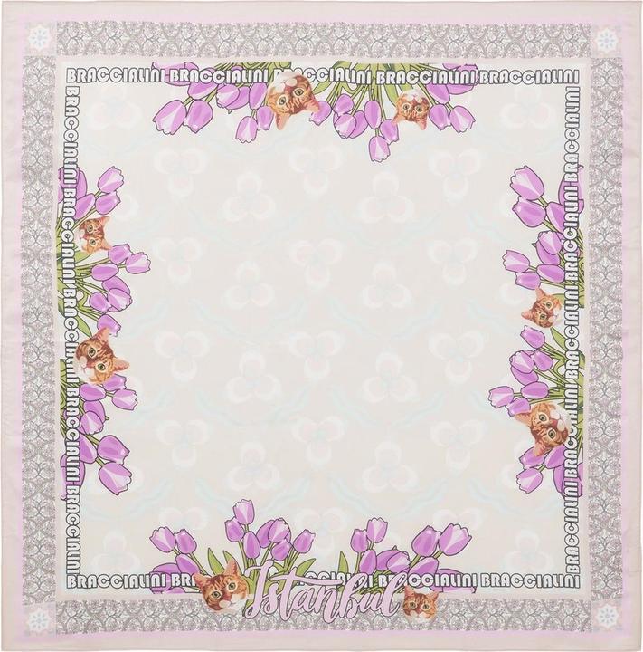 Immagine prodotto Braccialini Damen Schal Ätherisch Lux - 100% Polyester - Casual Stil - 0.0 X 90.0 X 90.0 Cm