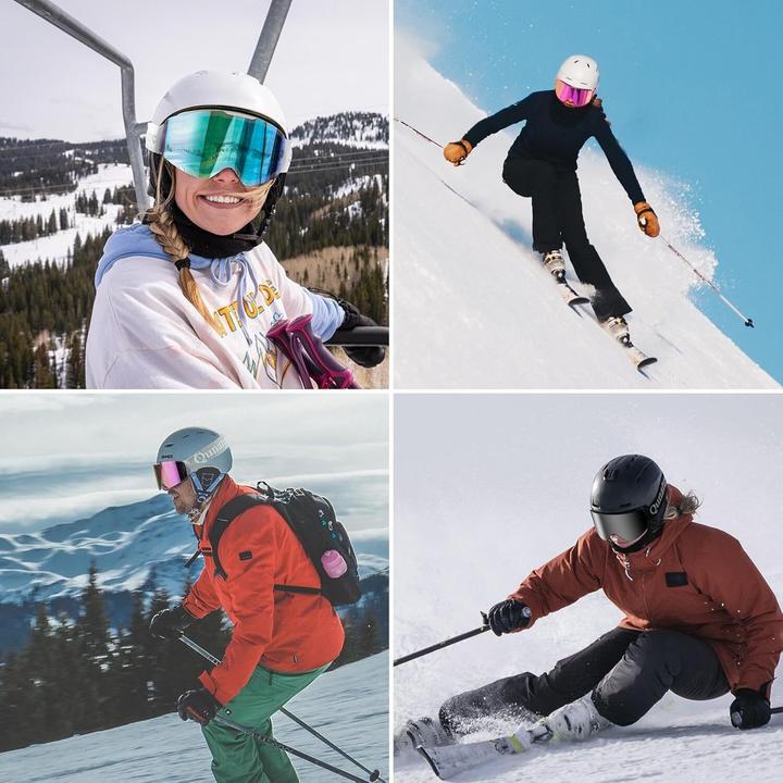 Produktbild Qunature White rahmenlose Skibrille – weiss