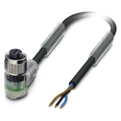Phoenix Contact 1505326 Sensor-/Aktuatorkabel 5 m Schwarz, Elektronikkabel + Stecker, Schwarz