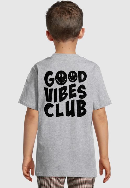 Produktbild Merchcode Kids Good Vibes Club Front for Light - Basic Tee - 184965 (122, 128)