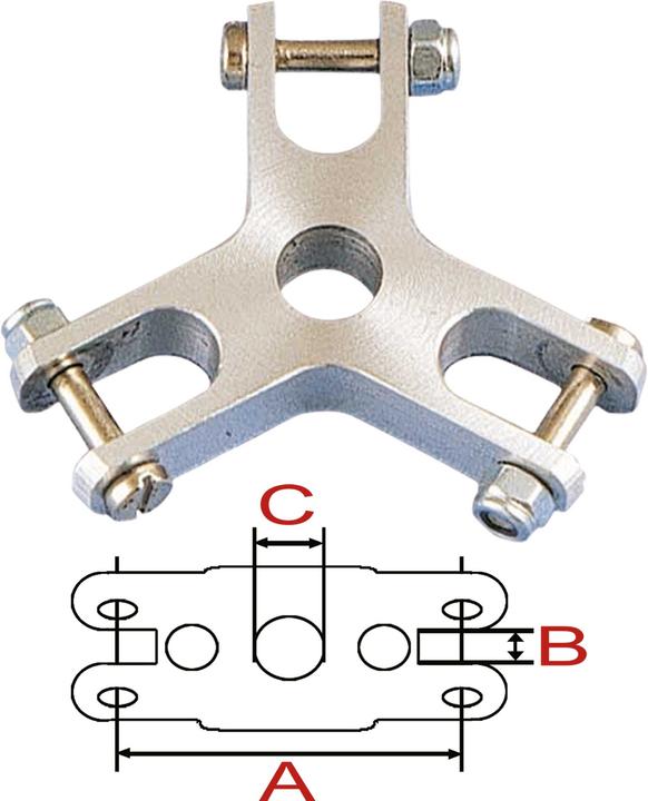 Produktbild Aeronaut Mittelstück 3-Blatt 42mm/0°/8mm