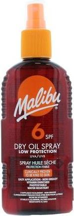 Actual product image Malibu Sun SPF 6 Non-Greasy Dry Oil Spray for Tanning 200ml (Suntan oil, Up to SPF 10, 200 ml)