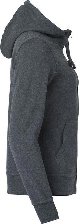 Image du produit Clique Hoodie avec fermeture éclair sur toute la longueur (L)