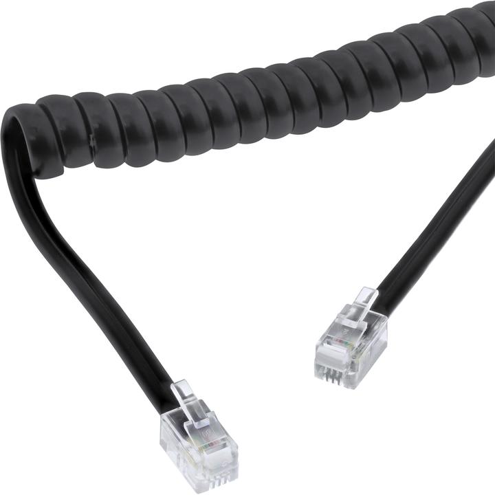 InLine Cavo a spirale del microtelefono