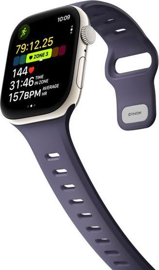 Actual product image Nomad Tempo Band 46mm Purple (20 mm, Plastic)