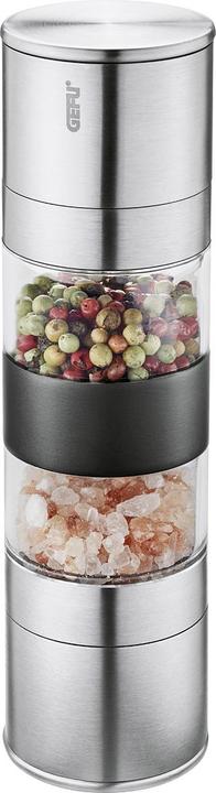 Produktbild GEFU Doppelmühle 'Lamola' (Pfeffer, Salz)