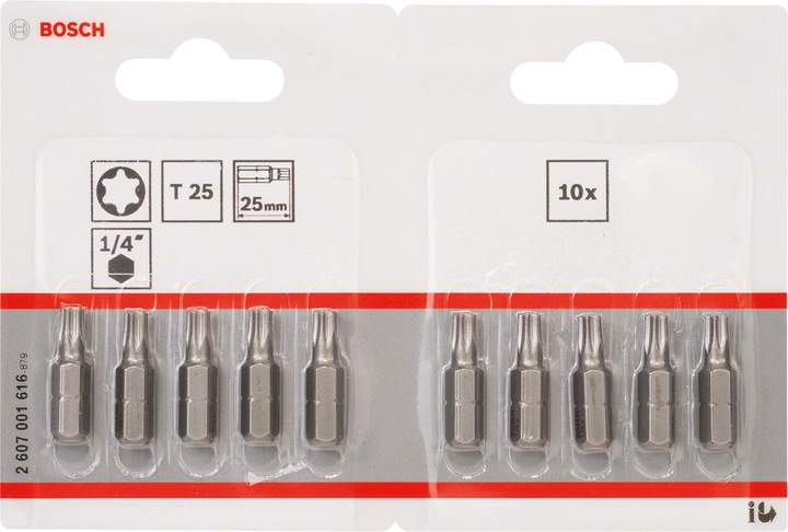 Immagine prodotto Bosch Professional Zubehör Bit Torx T 25 Accessori extr (T25)