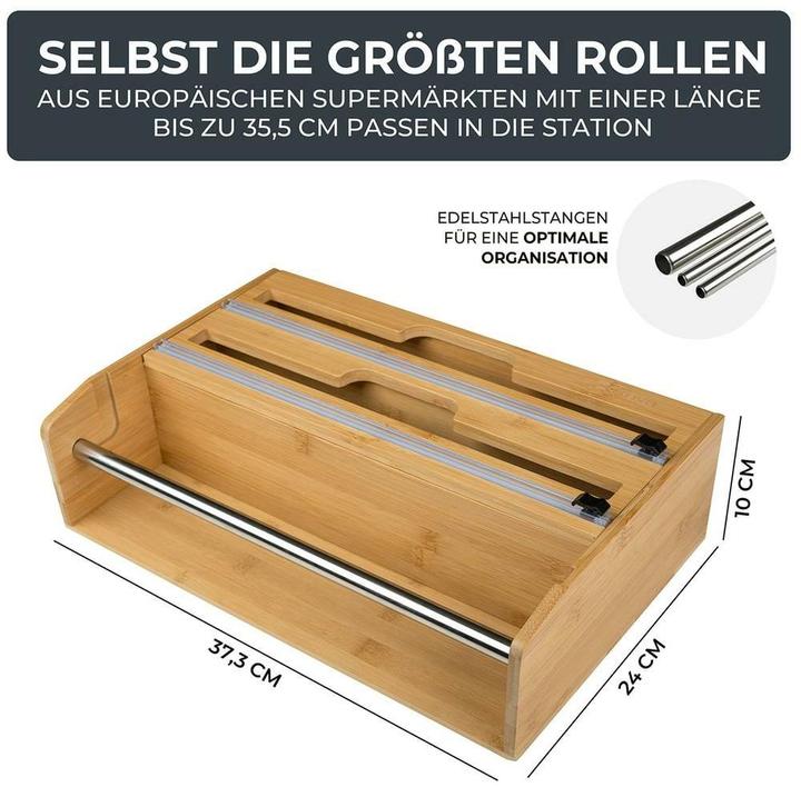 Actual product image Exitoso 3 in 1 kitchen roll holder